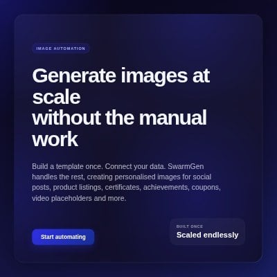 Social Media Post, Dark Blueprint